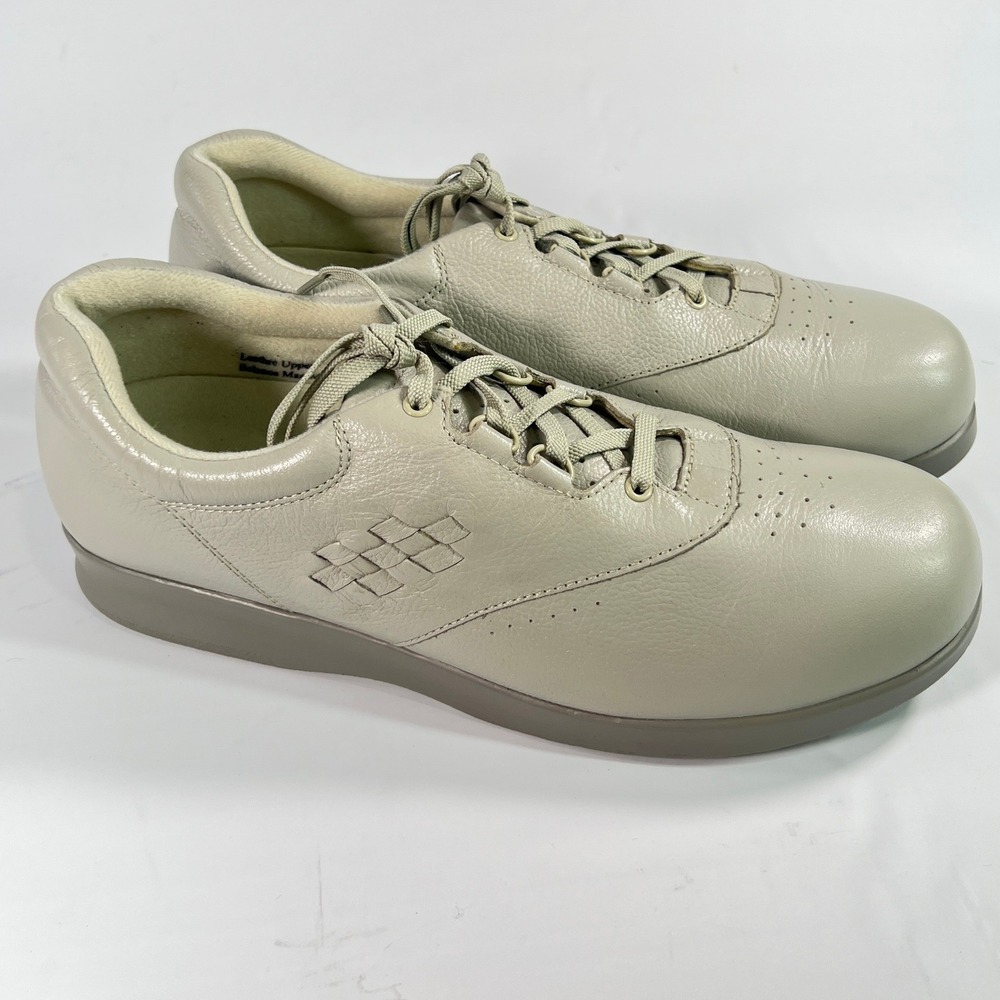 Drew Parade II Walking Shoes Women 11 M Bone Leather Lace Up Orthopedic 10295-32